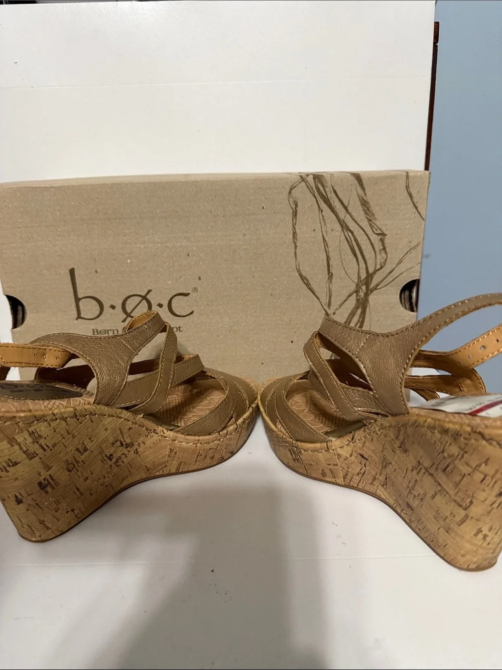 b.o.c. strappy leather